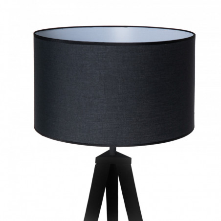 LAMPARA SUELO CHERA NEGRO