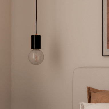 LAMPARA TECHO ZERU NEGRO