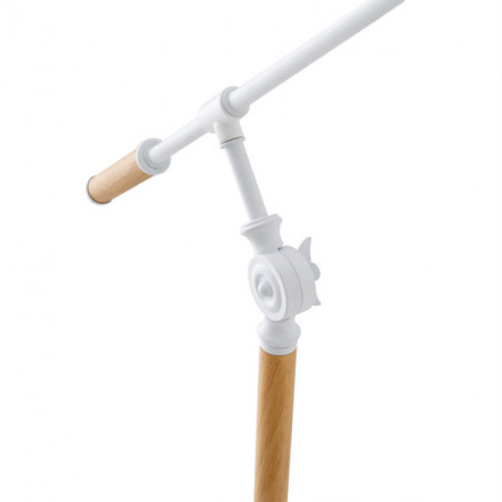 LAMPARA SUELO ALOIA BLANCO