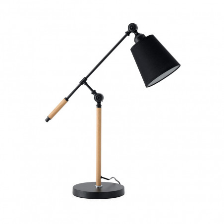 LAMPARA SOBREMESA LIZAR NEGRO