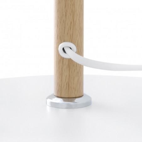 LAMPARA SOBREMESA LIZAR BLANCO