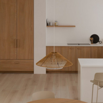 LAMPARA TECHO BRENES NATURAL 2