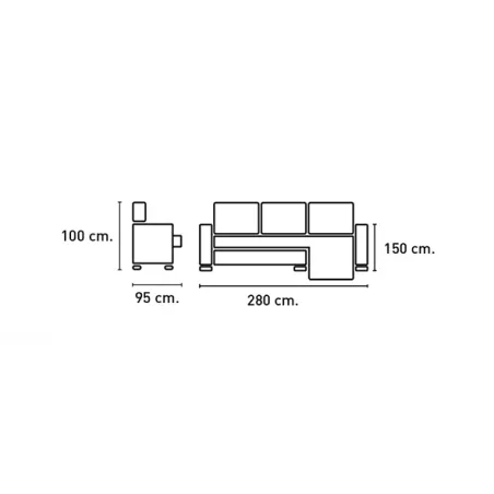 SHAISELONGUE DCHA. TAP. CAIRO, EDI O MAGNOL MOD. MONTBLANC