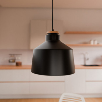 LAMPARA TECHO ARTANA NEGRO 2