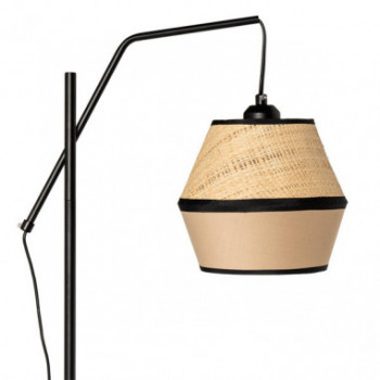 LAMPARA SOBREMESA ROTTA NATURAL/NEGRO 2