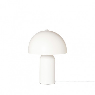 LAMPARA SOBREMESA PRUNA BLANCO