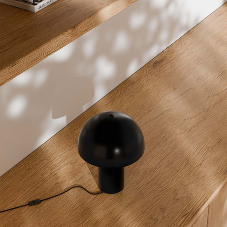 LAMPARA SOBREMESA PRUNA NEGRO