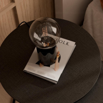 LAMPARA SOBREMESA ROSER NEGRO 2