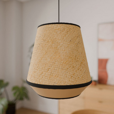 LAMPARA TECHO PINET NATURAL