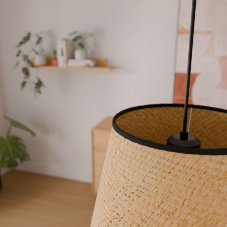 LAMPARA TECHO PINET NATURAL