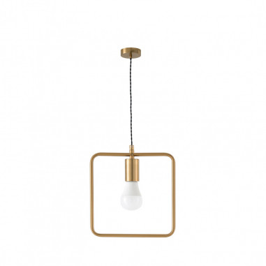 LAMPARA TECHO HEDRA GOLD