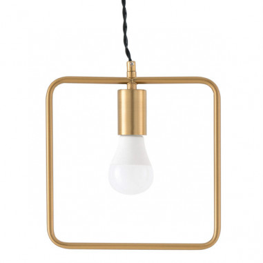 LAMPARA TECHO HEDRA GOLD