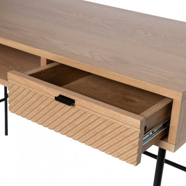 ESCRITORIO ALABAMA ROBLE/NEGRO