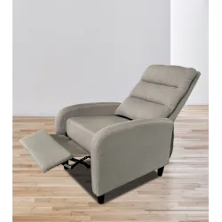 BUTACA RELAX TAP. BEIG O GRIS MODELO ARYA