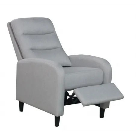 BUTACA RELAX TAP. BEIG O GRIS MODELO ARYA