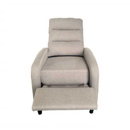 BUTACA RELAX TAP. BEIG O GRIS MODELO ARYA