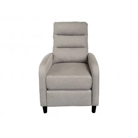 BUTACA RELAX TAP. BEIG O GRIS MODELO ARYA