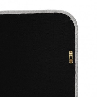 CABEZAL GALERNA 150/160 TAPIZADO GRIS CLARO