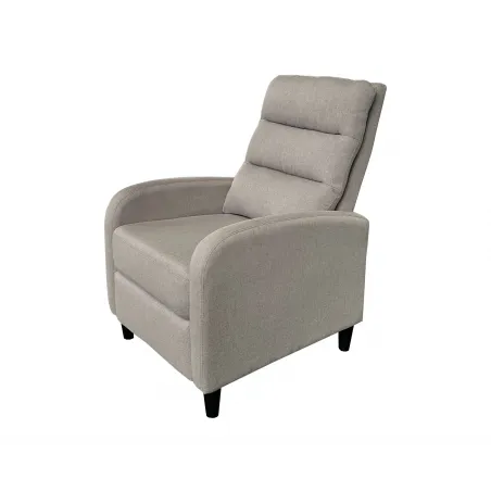 BUTACA RELAX TAP. BEIG O GRIS MODELO ARYA