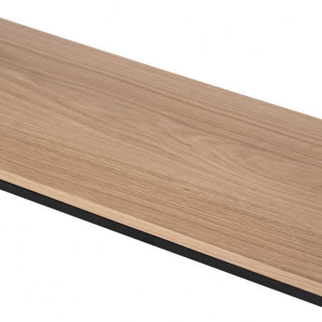 CONSOLA RIGA ROBLE/NEGRO