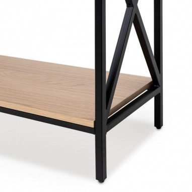 CONSOLA RIGA ROBLE/NEGRO
