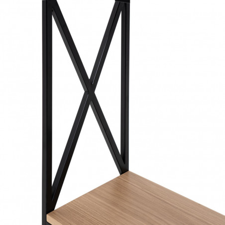 CONSOLA RIGA ROBLE/NEGRO