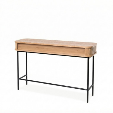 CONSOLA JASKA ROBLE/NEGRO