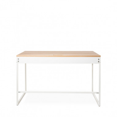 ESCRITORIO HUDSON ROBLE/BLANCO