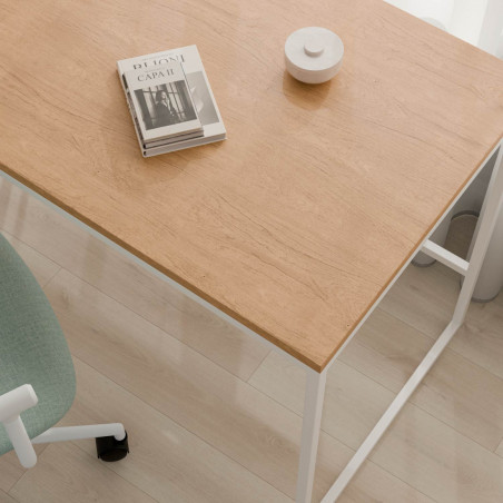 ESCRITORIO HUDSON ROBLE/BLANCO