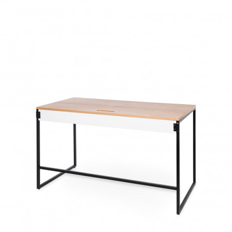 ESCRITORIO HUDSON ROBLE/NEGRO