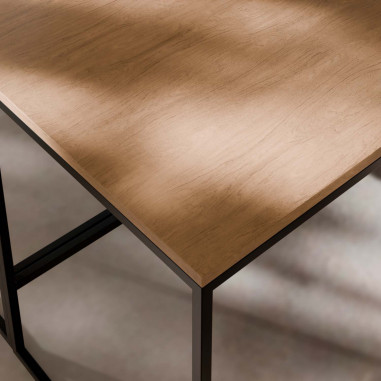 ESCRITORIO HUDSON ROBLE/NEGRO