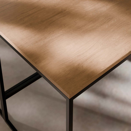 ESCRITORIO HUDSON ROBLE/NEGRO