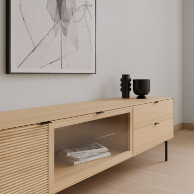 MUEBLE TV 200 PTAS(MAD+CRST)+CAJ.TULSA