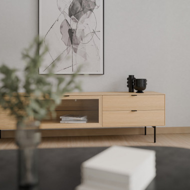 MUEBLE TV 200 PTAS(MAD+CRST)+CAJ.TULSA