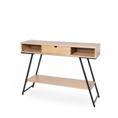 CONSOLA SAMI ROBLE/NEGRO