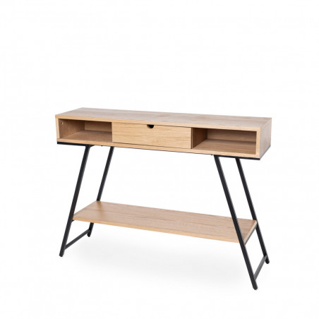 CONSOLA SAMI ROBLE/NEGRO