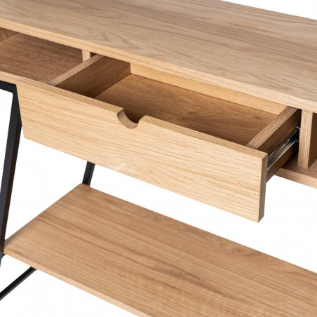 CONSOLA SAMI ROBLE/NEGRO