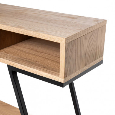 CONSOLA SAMI ROBLE/NEGRO