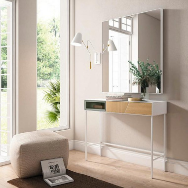 CONSOLA RECIBIDOR SIENA BLANCO