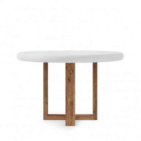 MESA VIOLETTE 120 RED.FIJA BLANCO-ROBLE