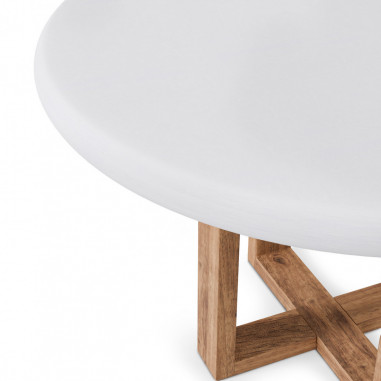 MESA VIOLETTE 120 RED.FIJA BLANCO-ROBLE