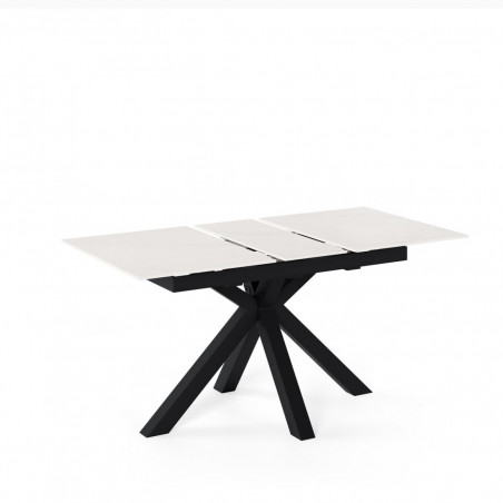 MESA LORI 160 EXT.CRETA/NEGRO