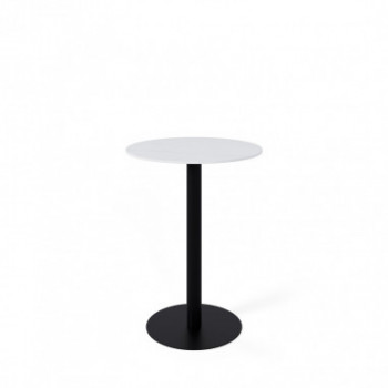 MESA ALTA LYA RED.BLANCO/NEGRO