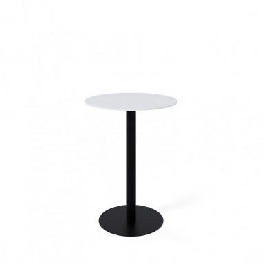 MESA ALTA LYA RED.BLANCO/NEGRO