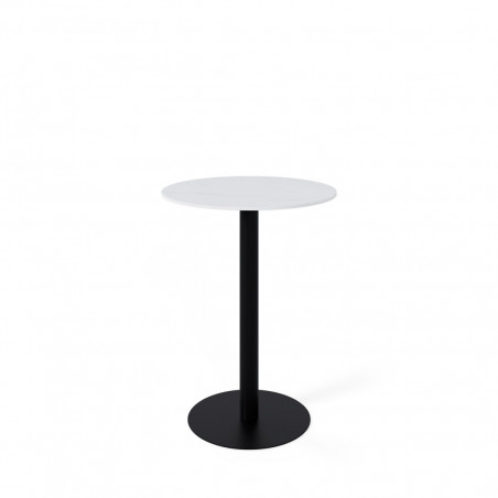 MESA ALTA LYA RED.BLANCO/NEGRO