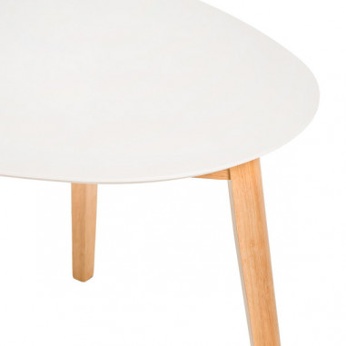 MESA MORGAN BLANCO/ROBLE