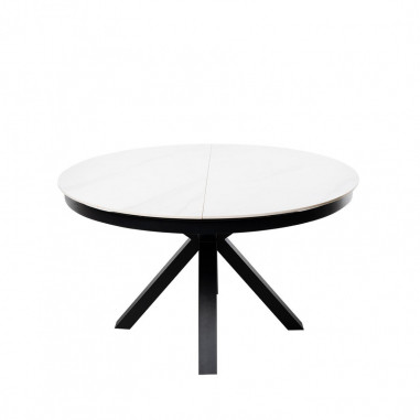 MESA ZURI 130 RED. BLANCO/NEGRO