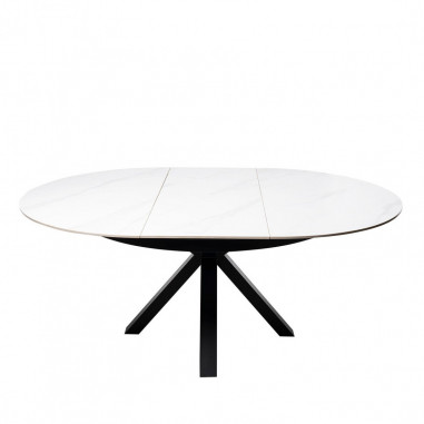 MESA ZURI 130 RED. BLANCO/NEGRO