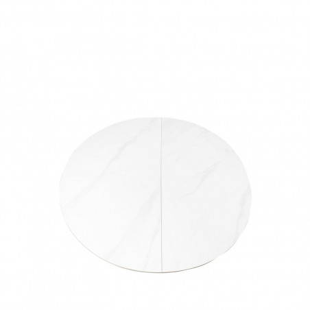 MESA ZURI 130 RED. BLANCO/NEGRO