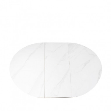 MESA ZURI 130 RED. BLANCO/NEGRO